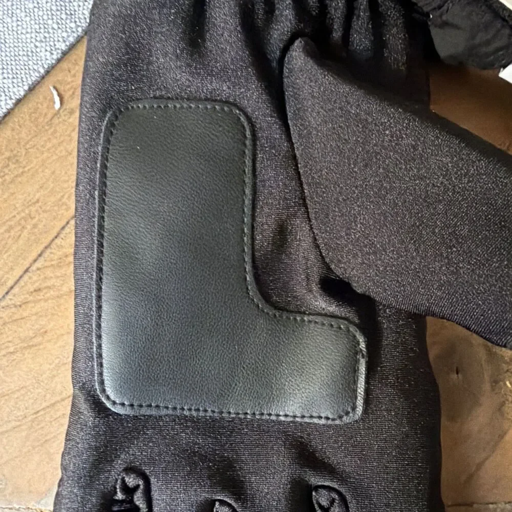 NWT Calvin Klein Women's Quilted Gloves Black Touch Technology Size Medium